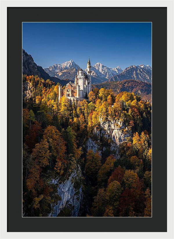 Neuschwanstein Castle In Autumn