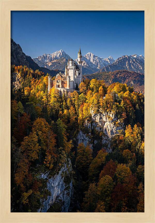 Neuschwanstein Castle In Autumn