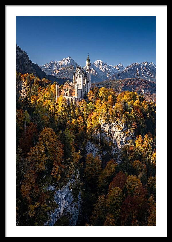 Neuschwanstein Castle In Autumn