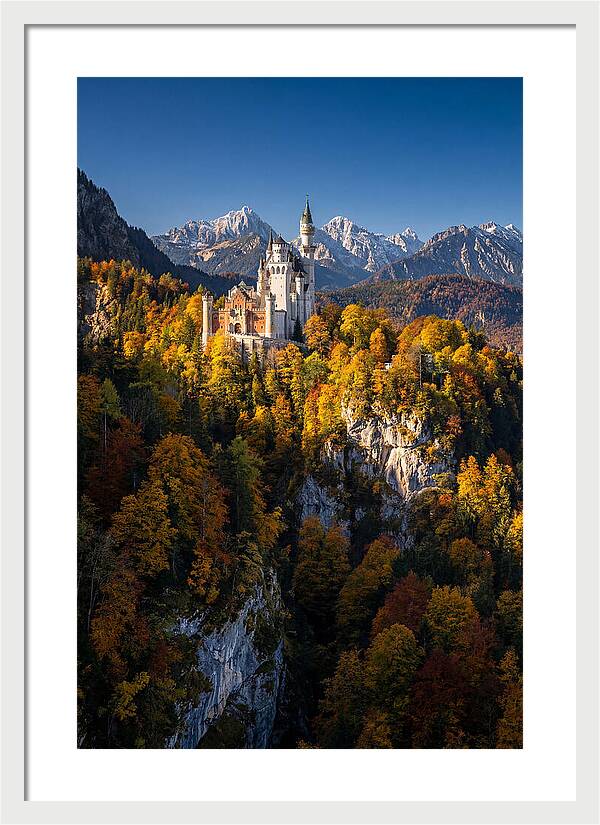 Neuschwanstein Castle In Autumn