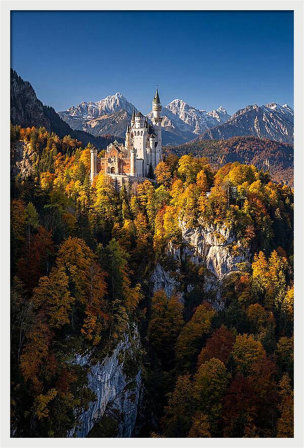 Neuschwanstein Castle In Autumn