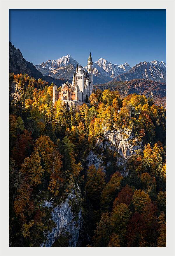 Neuschwanstein Castle In Autumn