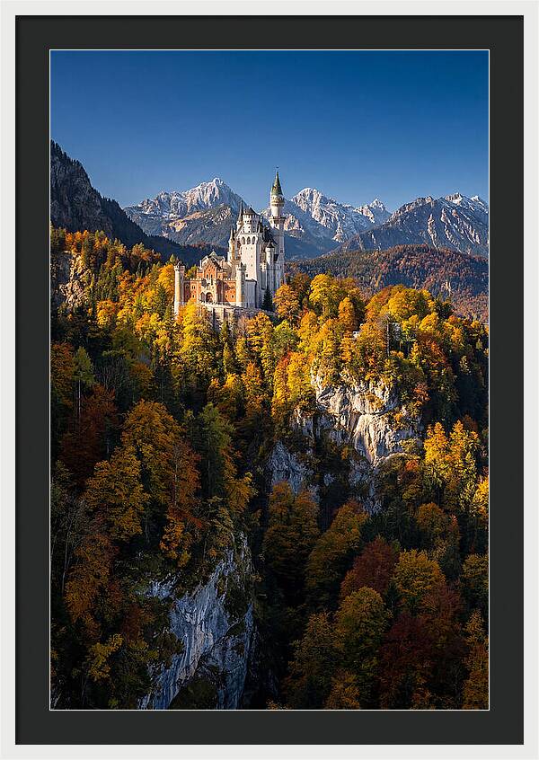 Neuschwanstein Castle In Autumn