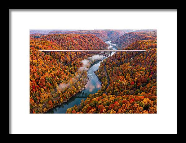 New River Gorge In Autumn