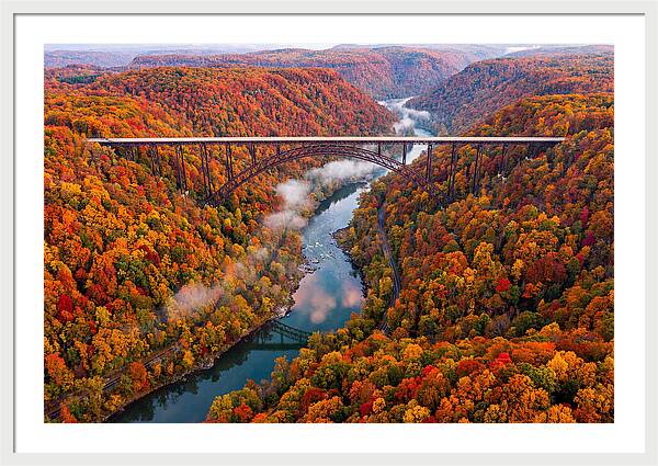 New River Gorge In Autumn
