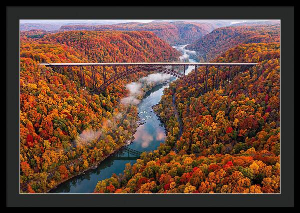 New River Gorge In Autumn