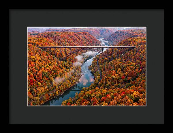 New River Gorge In Autumn
