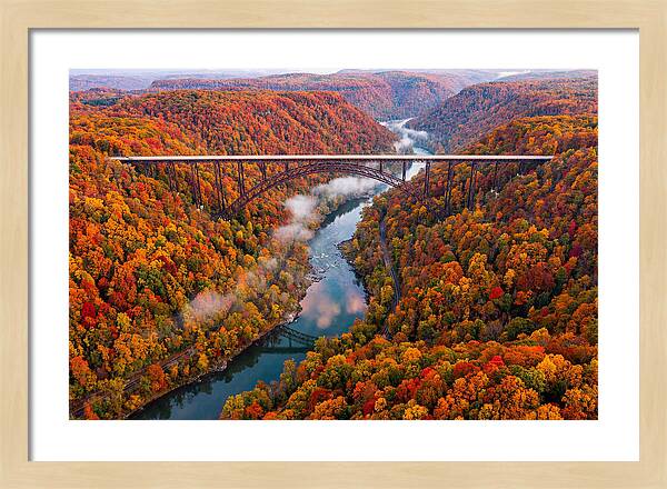 New River Gorge In Autumn