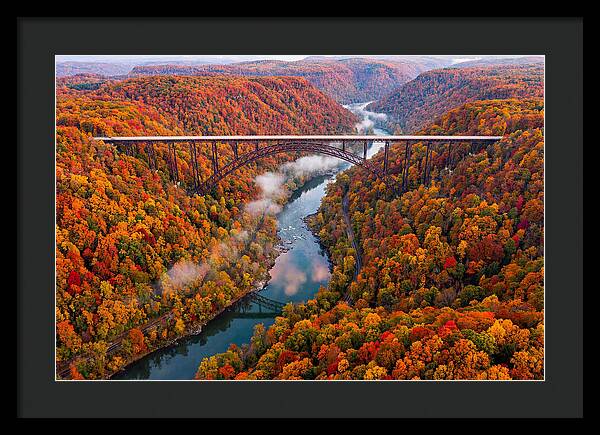 New River Gorge In Autumn