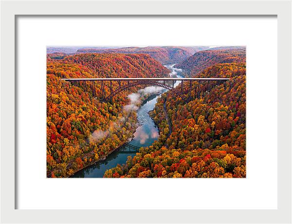 New River Gorge In Autumn