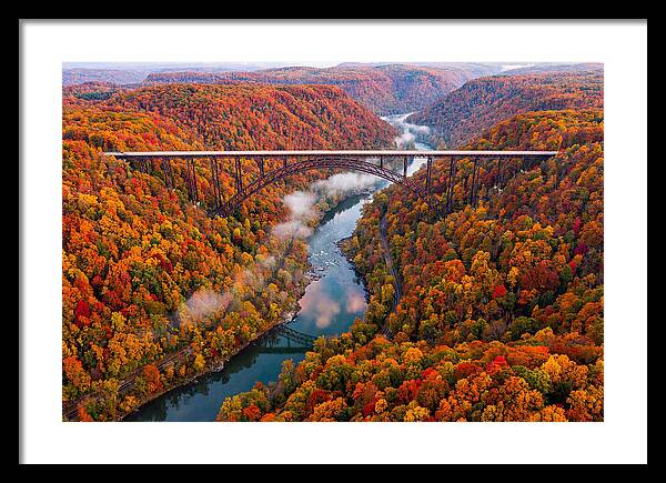 New River Gorge In Autumn