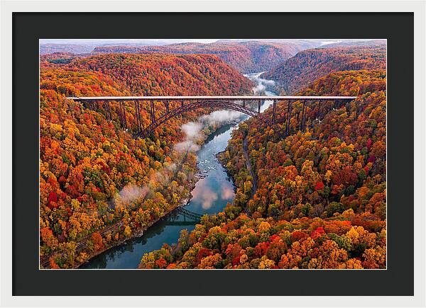 New River Gorge In Autumn