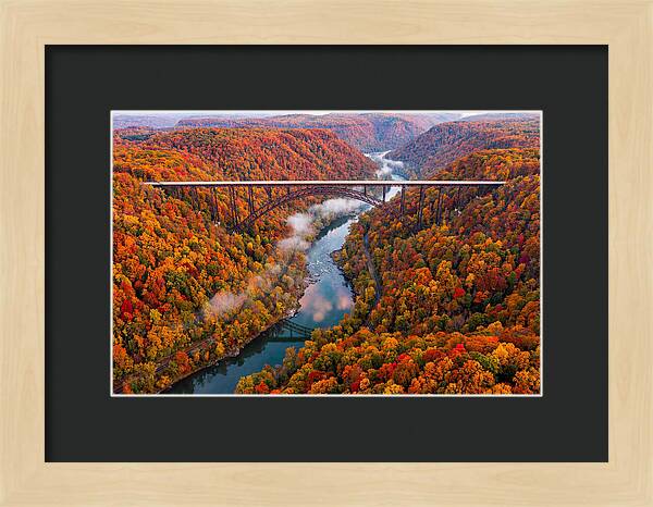 New River Gorge In Autumn