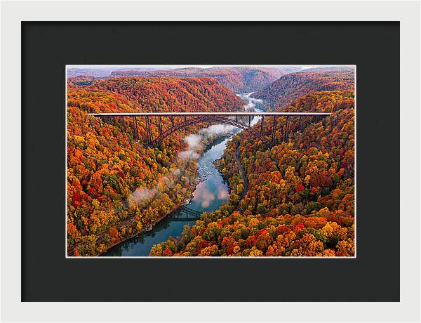 New River Gorge In Autumn