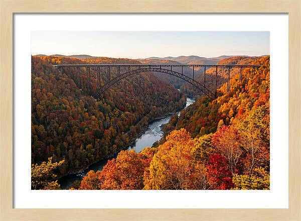 New River Gorge In Autumn Splendor