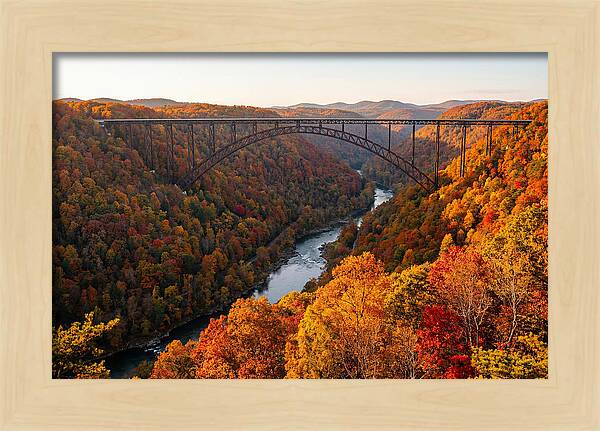 New River Gorge In Autumn Splendor