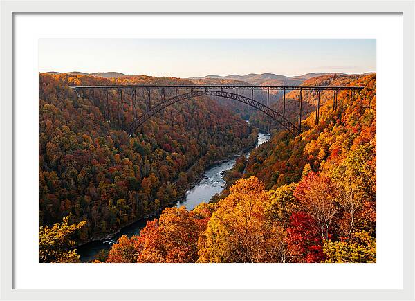 New River Gorge In Autumn Splendor