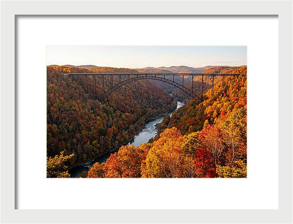 New River Gorge In Autumn Splendor