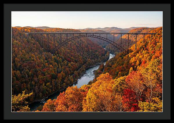 New River Gorge In Autumn Splendor