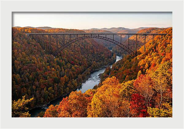 New River Gorge In Autumn Splendor