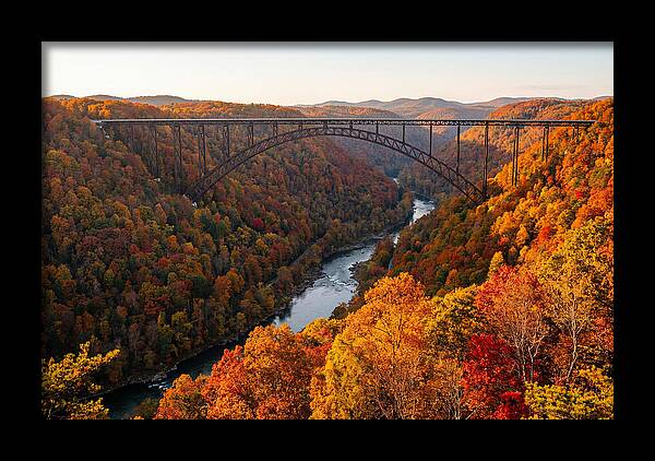 New River Gorge In Autumn Splendor