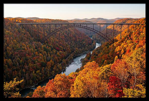 New River Gorge In Autumn Splendor