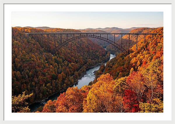 New River Gorge In Autumn Splendor