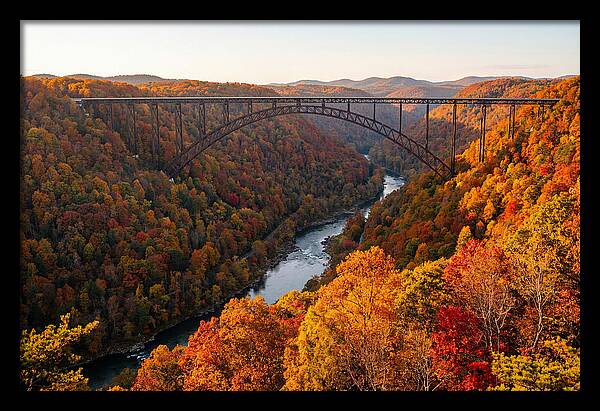 New River Gorge In Autumn Splendor