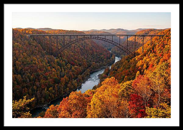 New River Gorge In Autumn Splendor