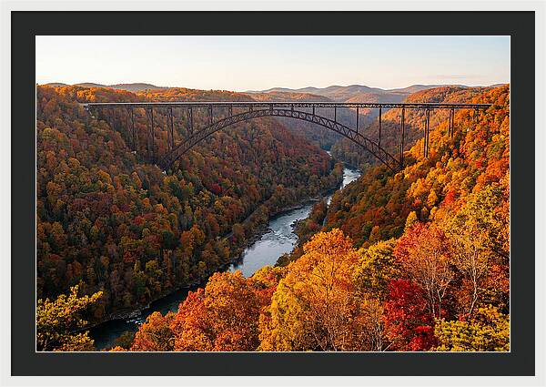 New River Gorge In Autumn Splendor