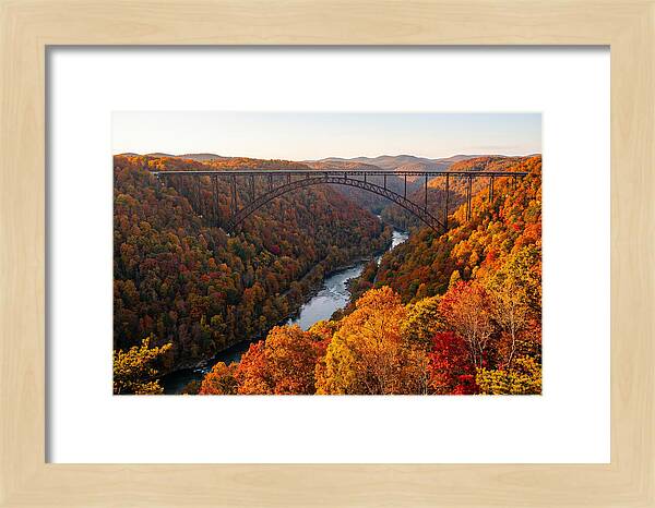 New River Gorge In Autumn Splendor