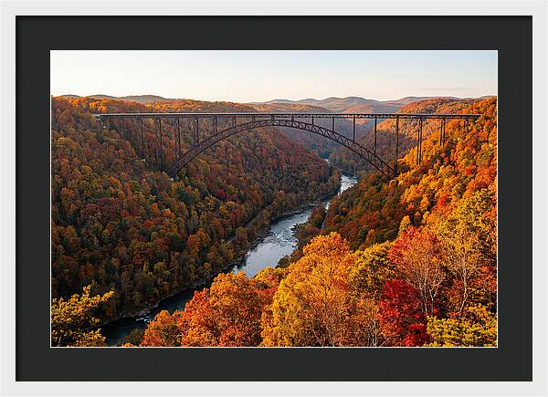 New River Gorge In Autumn Splendor