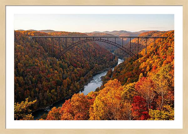 New River Gorge In Autumn Splendor