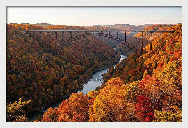 New River Gorge In Autumn Splendor