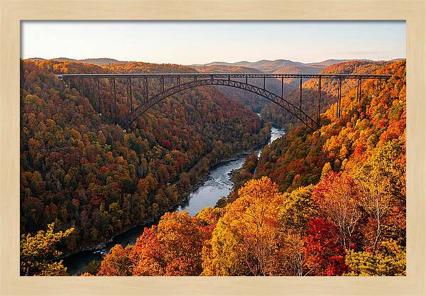 New River Gorge In Autumn Splendor