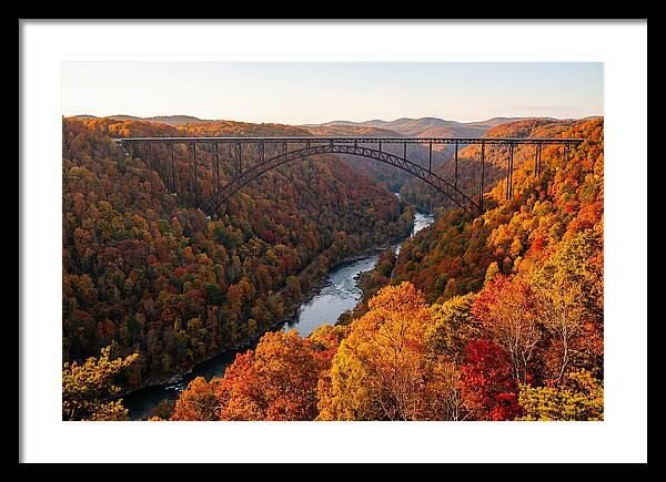 New River Gorge In Autumn Splendor