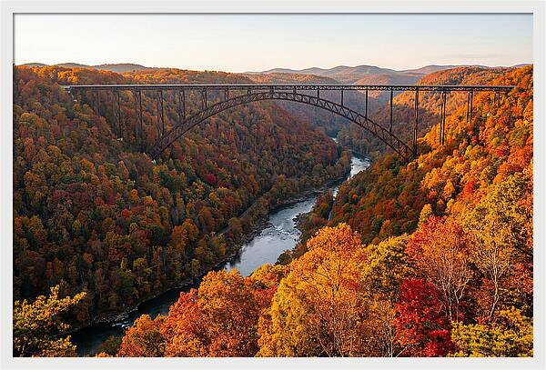 New River Gorge In Autumn Splendor
