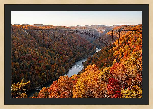 New River Gorge In Autumn Splendor