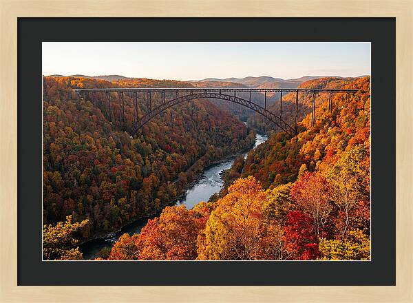 New River Gorge In Autumn Splendor