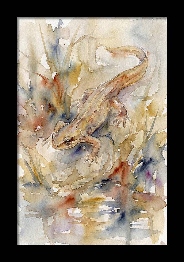 Newt Among Watercolors