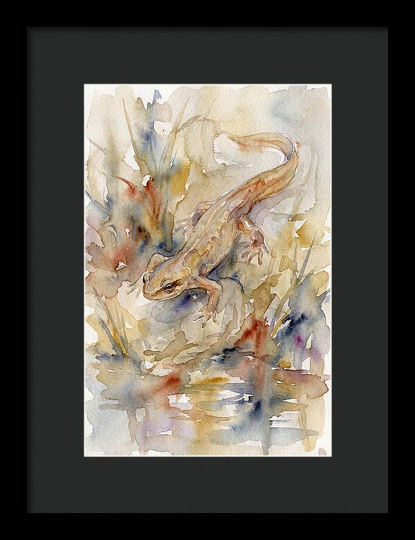 Newt Among Watercolors