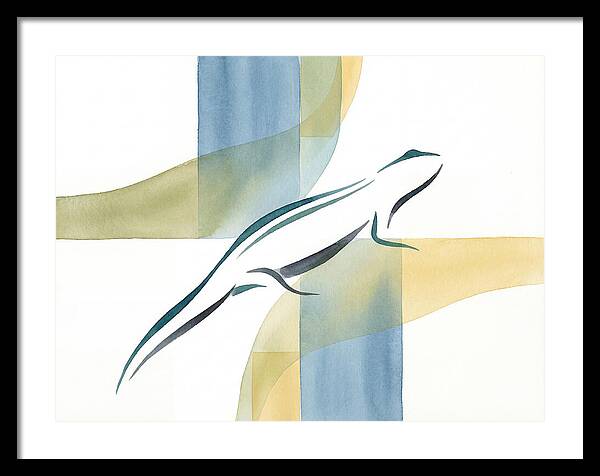 Newt In Minimalist Style
