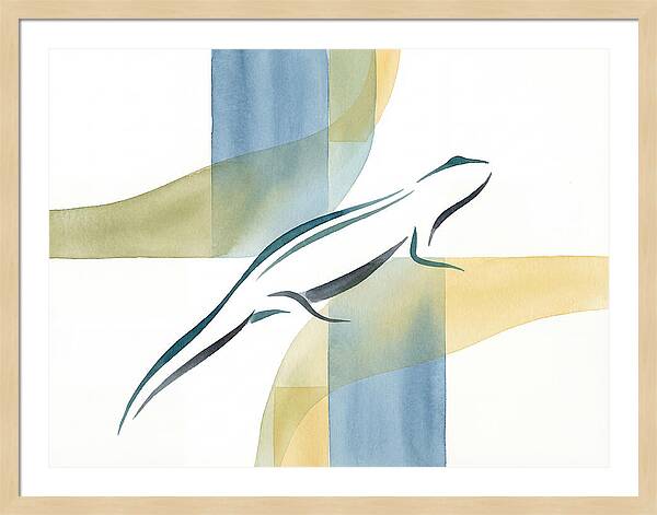 Newt In Minimalist Style
