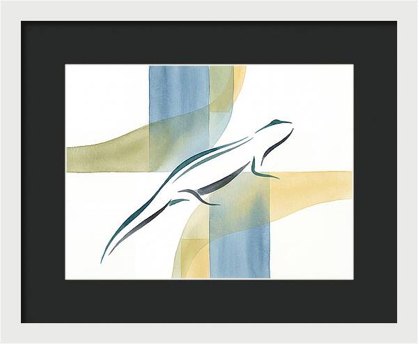 Newt In Minimalist Style