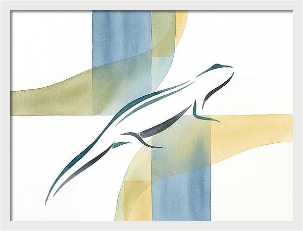 Newt In Minimalist Style