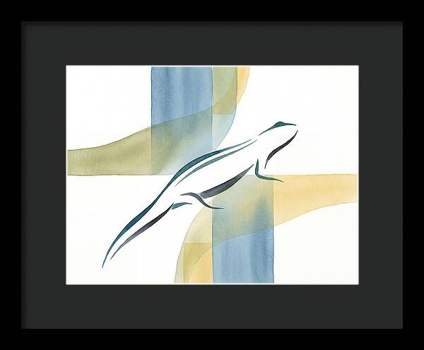 Newt In Minimalist Style