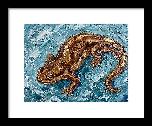 Newt In Vibrant Blues