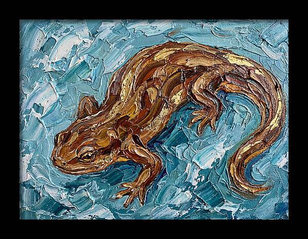 Newt In Vibrant Blues