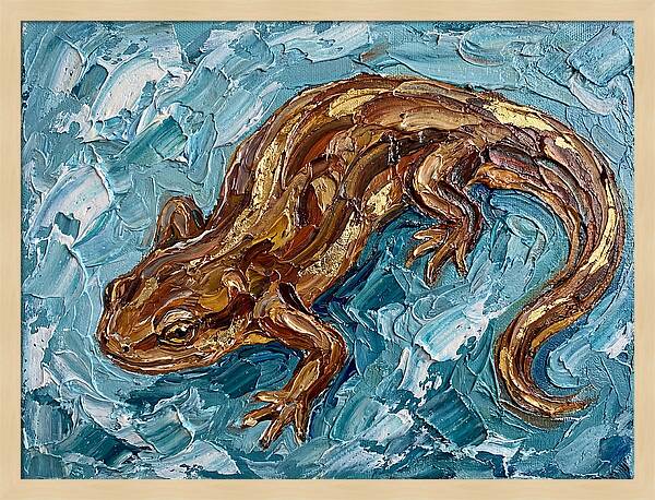 Newt In Vibrant Blues