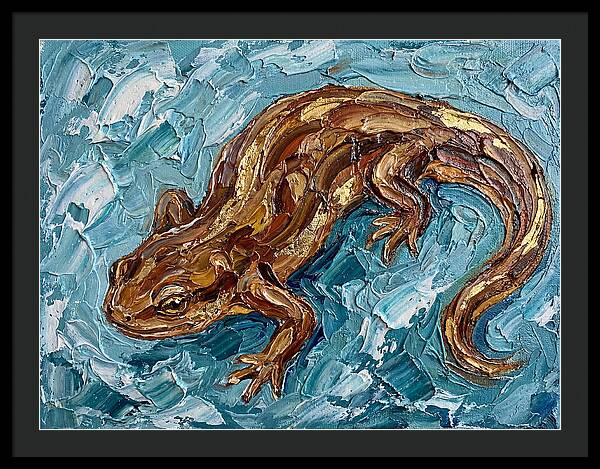 Newt In Vibrant Blues